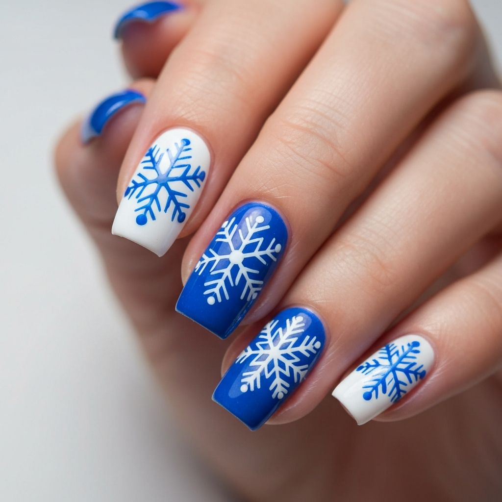 Winter Wonderland: Snowflake Nail Art Tutorial
